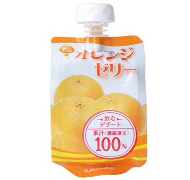 果汁100% オレンジ ゼリー 165g