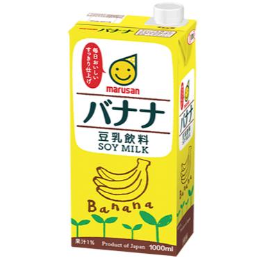 【賞味期限】マルサンアイ 調製豆乳飲料 バナナ 1L