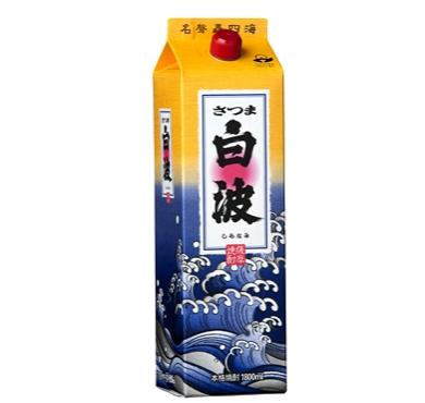 薩摩白波25度パック 1.8L