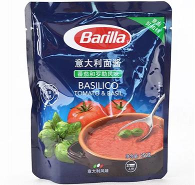 Barillaトマト&バジル パスタソース 250g