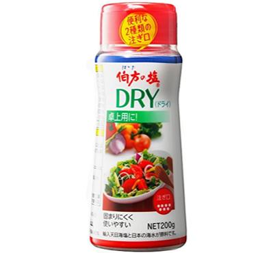 【D119】伯方の塩DRY(ボトル)200g日本産/伯方食用...