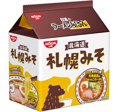 日清北海道のラーメン屋さん 札幌みそ味 5食入