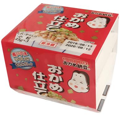 【11-38】タカノフーズおかめ仕立て小粒納豆45g*3/高...