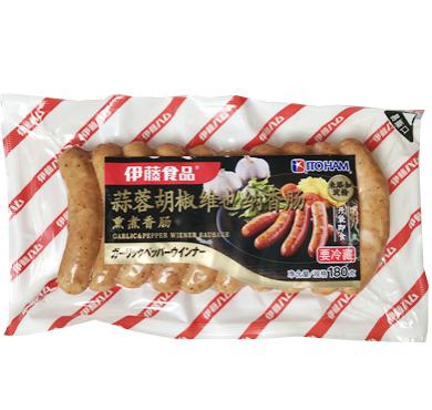伊藤ハム・ガリックペッパーウインナー 180g