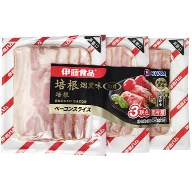 伊藤ハム・ベーコン(三連パック) 135g