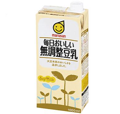 【B013】マルサンアイ 毎日おいしい無調整豆乳1L/原味豆...