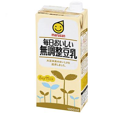 マルサンアイ毎日おいしい無調整豆乳 1L