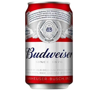 バドワイザー缶ビール 330ml/百威啤酒(拉罐)330ml