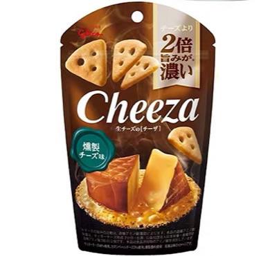 【B072】グリコ 生チーズのチーザ 燻製チーズ味40g/烟...