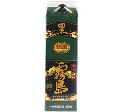 黒霧島本格芋焼酎25度 1.8L