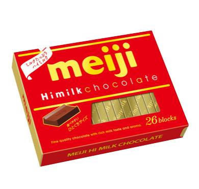 【A036】明治 ハイミルク26枚/钢琴特浓牛奶巧克力