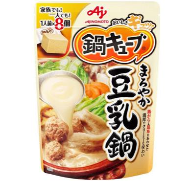 味の素 鍋キューブ まろやか豆乳鍋1人前 77g