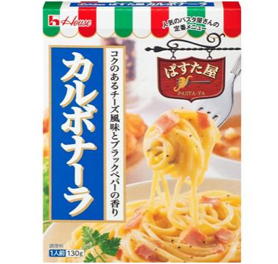 【】ハウス ぱすた屋カルボナーラ 130g/芝士培根味