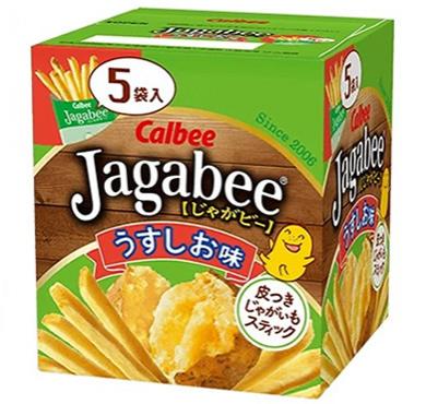 【A031】カルビーじゃがビーうすしお味80g/卡乐比咸味薯...