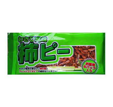 【D086】いこい・柿ピーわさび風味 96g（お徳用6パック...