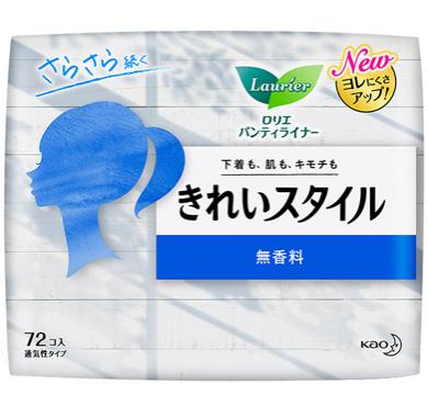 【E091】花王ロリエ きれいスタイル 無香料 72コ入/护...