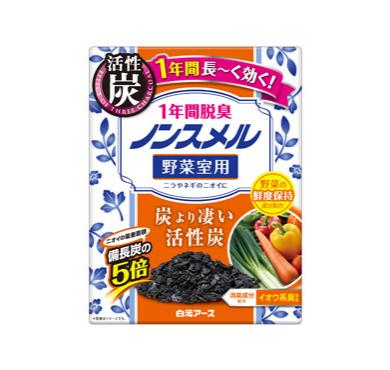 白元アース ノンスメル 野菜室用置き型 1年間脱臭 20g