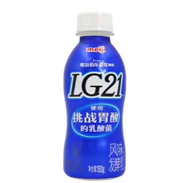 明治・百乐益优酸奶LG21 180g(蓝瓶）