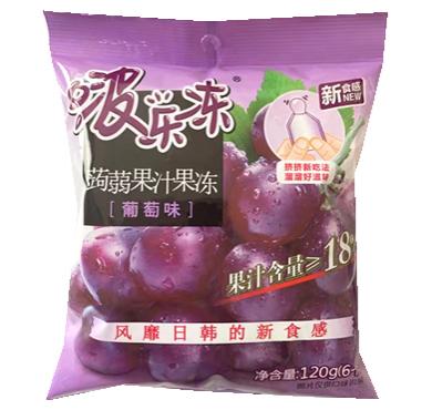 啵乐冻蒟蒻ゼリー（ぶどう）6個入