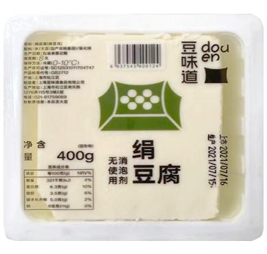 豆味道 手作り豆腐【絹】400g/手工绢豆腐