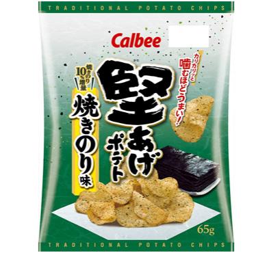 【B006】カルビー堅あげポテト 焼きのり味65g