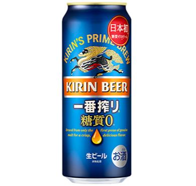 キリン 一番搾り糖質ゼロ500ml/麒麟一番榨无糖啤酒