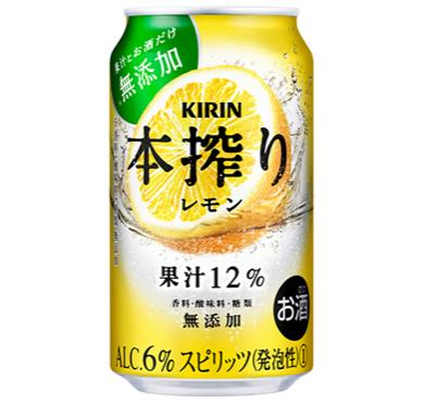 キリン・ 本搾り レモン 350ml（柠檬口味）
