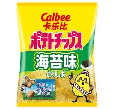 【A102】カルビーポテトチップス（のり風味）60ｇ/卡乐比...