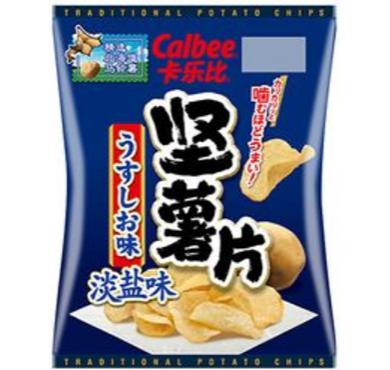 カルビーポテトチップスうすしお風味 65g