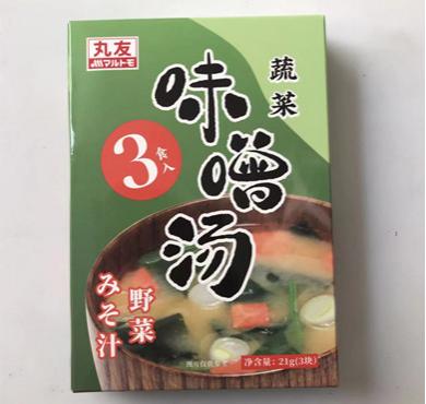 【C041】マリトモ 野菜味噌汁/蔬菜味噌汤 3食入21g