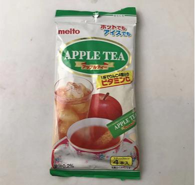 【A077】meito アップルティー 4本入/苹果茶52g