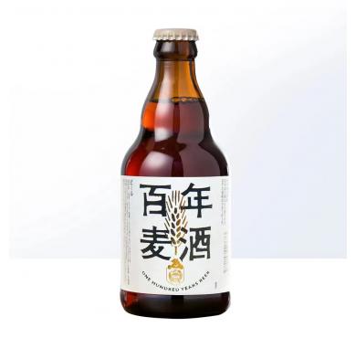 【】ベアレン　百年麦酒 ビール 330ML/小熊贝莲百年麦酒...