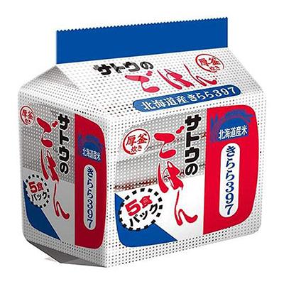 サトウのごはん 北海道産きらら397 200g×5食