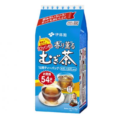 【賞味期限2025.4.30】伊藤園香り薫むぎ茶54袋入 4...