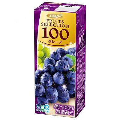 エルビー フルーツセレクション グレープ100% 200ml