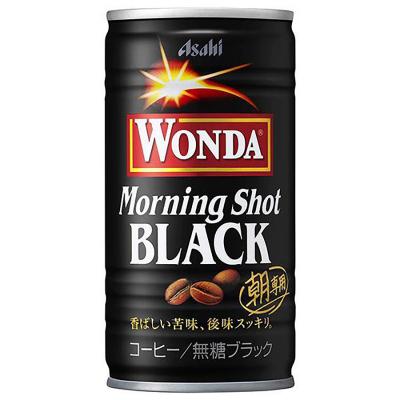 アサヒ飲料 ワンダ モーニングショット ブラック 185g