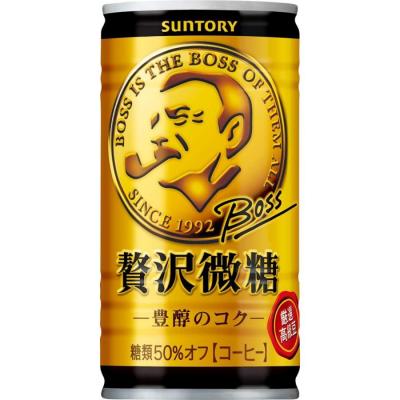 サントリー コーヒー BOSS ボス 贅沢微糖 185g