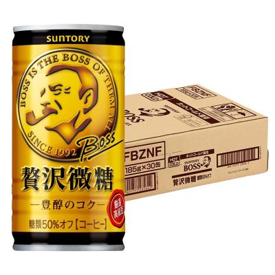 サントリー コーヒー BOSS ボス 贅沢微糖 185g×3...