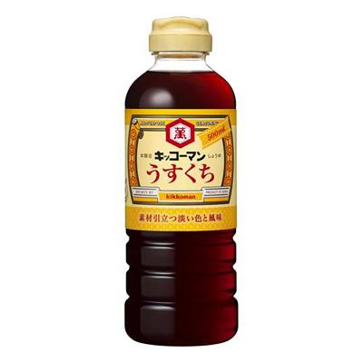 キッコーマン うすくちしょうゆ 500ml