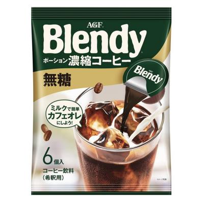 AGF ブレンディ ポーション濃縮コーヒー 無糖 6個入 1...