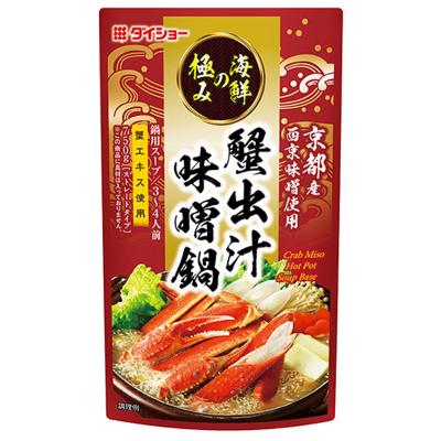 ダイショー 極みの海鮮蟹出汁味噌鍋スープ 750g