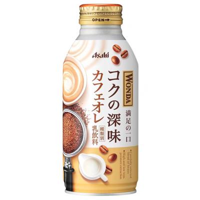 アサヒ ワンダ コクの深味 カフェオレ 370g