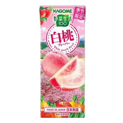 カゴメ 野菜生活100白桃 季节限定 195ml