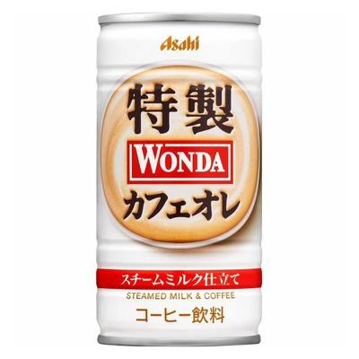 アサヒ飲料 ASAHI ワンダ特製カフェオレ 缶 185g