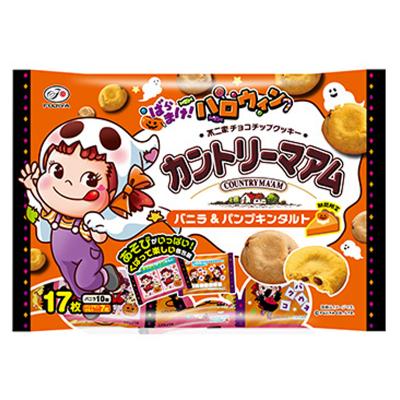 不二家 カントリーマアム バニラ＆パンプキンタルト ハロウィ...