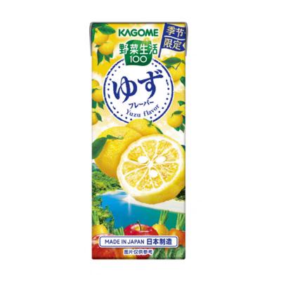 カゴメ 野菜生活100 ゆず 季节限定 195ml