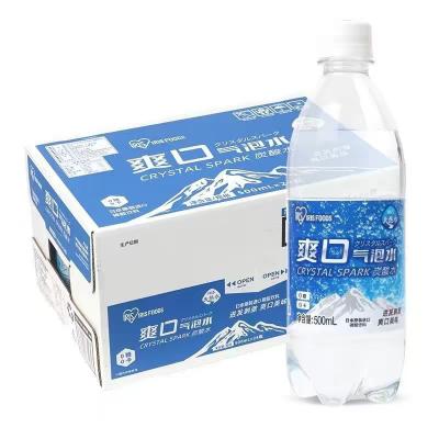 アイリス クリスタルスパーク 炭酸水 500ml×24（1ケ...