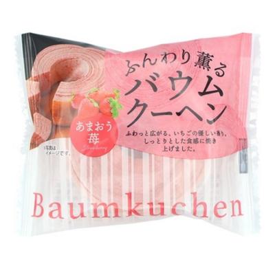 ふんわり薫るバウムクーヘン(あまおう苺)1個 55g