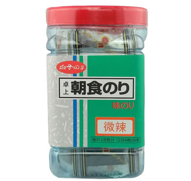 白子のり 朝食のり(ピリ辛) 22.4g