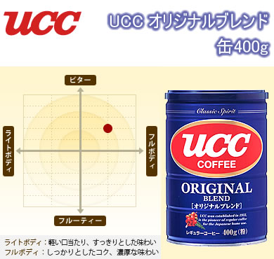 【A091】UCC オリジナルブレンド 缶400g (粉)/...